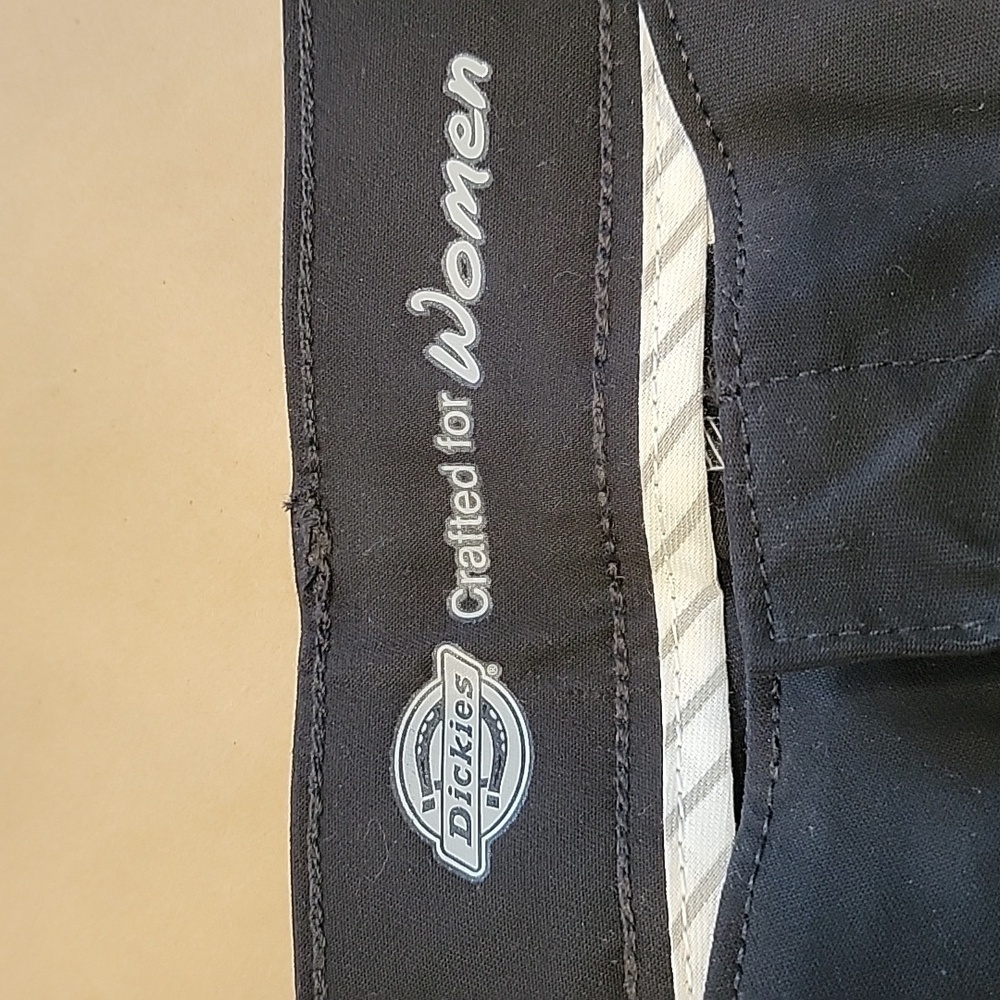 Dickies Size 14S Black Slim Bootcut Twill Stretch Pants, NWOT - Picture 13 of 16